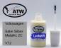 Preview: Volkswagen, Satin Silber Metallic 2C, V72: 20ml Lackstift, von ATW Autoteile West.